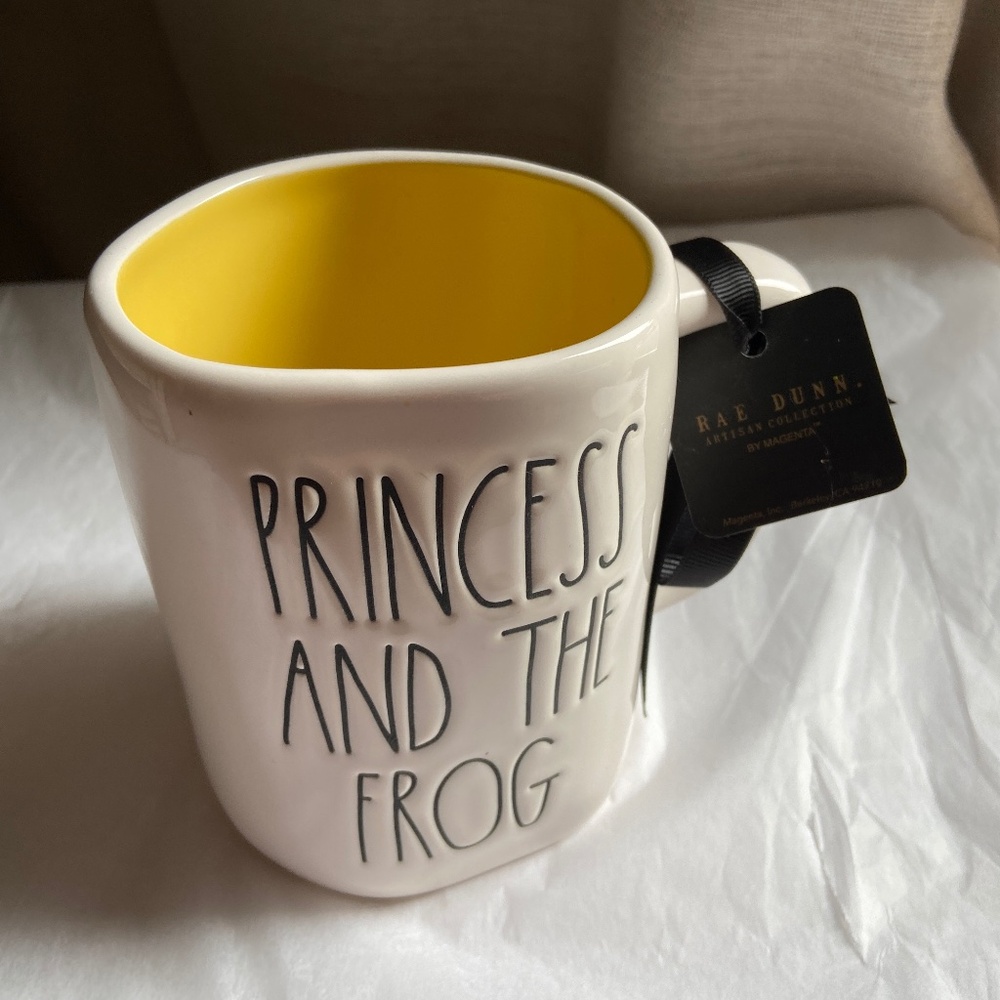 New Disney Rae Dunn Princess And The Frog Mug Cup